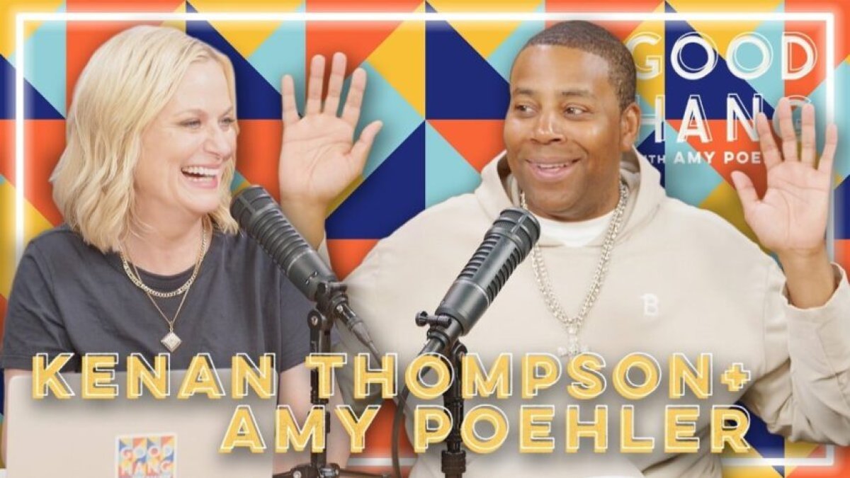 Amy Poehler and Kenan Thompson Reunite on "Good Hang" Podcast